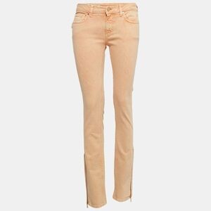 Zadig & Voltaire Light Orange Washed Denim Eva Snow Jeans Size 28 Brand new